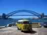Ethel in front of Sydney Harbour Bridge