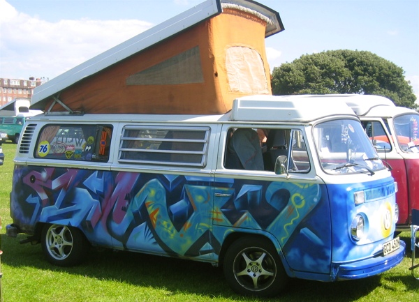 DIY graffiti paint job