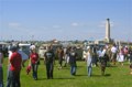 People strolling around on Southsea seafront