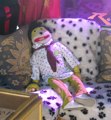 Flat eric in 70s get-up