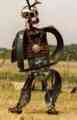 Some weird insect-like dude made from VW parts