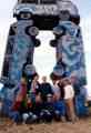 Our lot by Dubhenge: (l-r back) ??, Tony, Andy, Jason, Brian, Martin and Mark; (front l-r) ??, Justine, Wendy, ??, ??