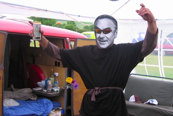 Is there a Bob Monk in house? Yes - the name's Shak. Fellowship of the Monkmen getting ready for the night out