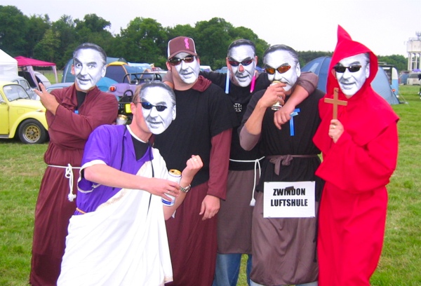 Fellowship of the Monkmen getting ready for the night out