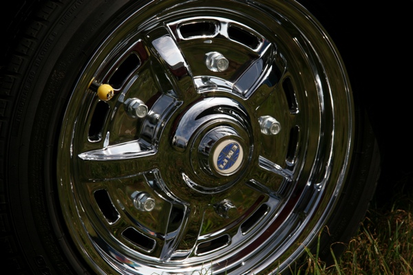 Close-up of wheel