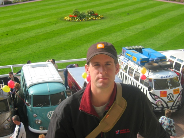 Ian at Sandown Park, Volksworld 2005
