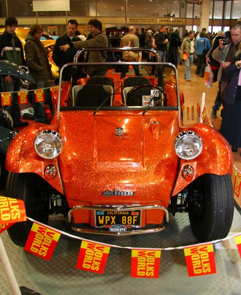Orange metallic beech buggy