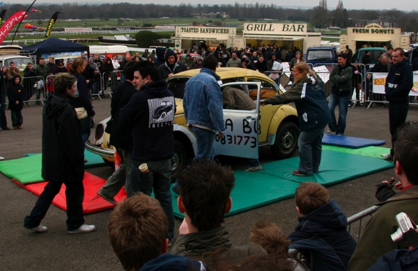 The bug stuff - how many people can you get on/in (answer: 69) - 2