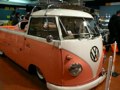 Pink and white splitty pickup