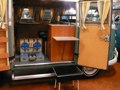 Traditional bus camping interior