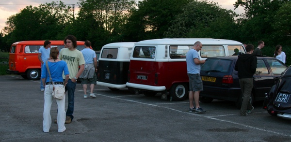Sun Inn car park
