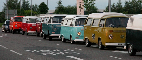 The dubs line up in front of the Outlet Village